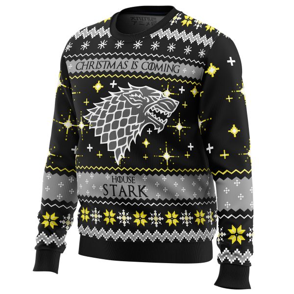 Game of Thrones House Stark Ugly Christmas Sweater - Image 2