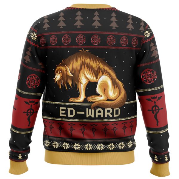 Fullmetal Alchemist Chimera Nina Tucker Ed-ward Ugly Christmas Sweater - Image 4