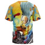 Trippy Power Saitama One Punch Man T-Shirt - Image 2