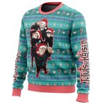 Happy Dub Cast Jujutsu Kaisen Ugly Christmas Sweater - Image 2