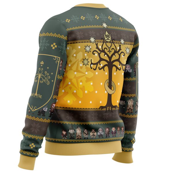 Spend Christmas in Fellowship The Lord of the Rings Ugly Christmas Sweater - Image 3