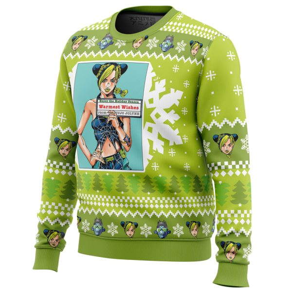 Christmas Jolyne Kujo Jojo's Bizarre Adventure Christmas Sweater - Image 2