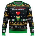 Link To My Heart Legend of Zelda Ugly Christmas Sweater - Image 3