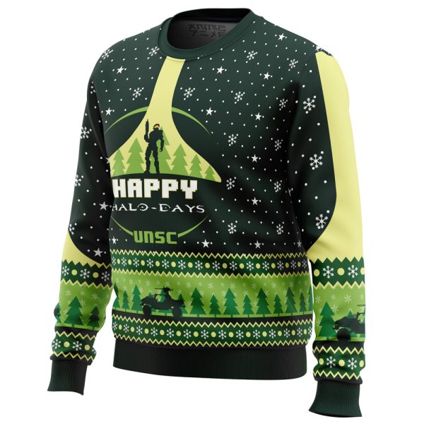 Happy Halo-days Halo Ugly Christmas Sweater - Image 2