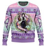 Christmas Kochou Shinobu Demon Slayer Ugly Christmas Sweater - Image 5