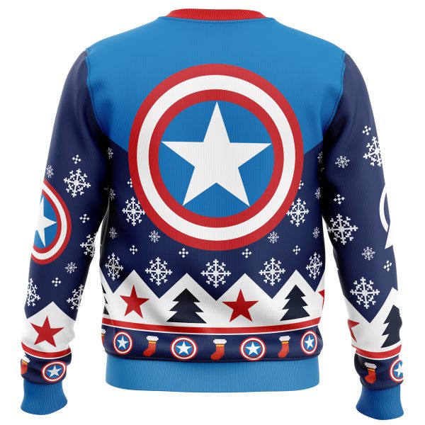 Captain America Ugly Christmas Sweater - Image 4