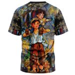 Trippy Grave of the Fireflies Studio Ghibli T-Shirt - Image 2