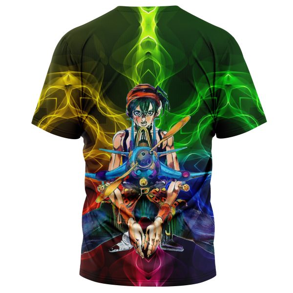 Trippy Narancia Lil Bomber Jojo's Bizarre Adventure T-Shirt - Image 2