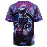 Trippy Cosmic Mewtwo Pokemon T-Shirt - Image 2