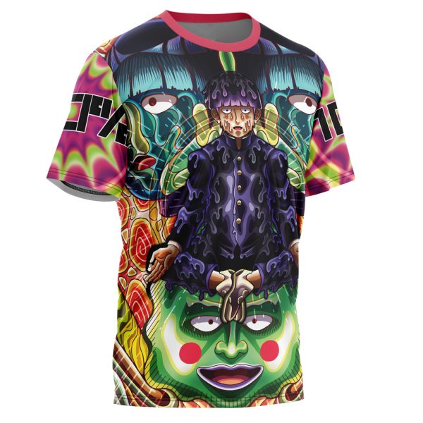 Trippy Meditating Shigeo Kageyama Mob Psycho 100 T-Shirt - Image 2