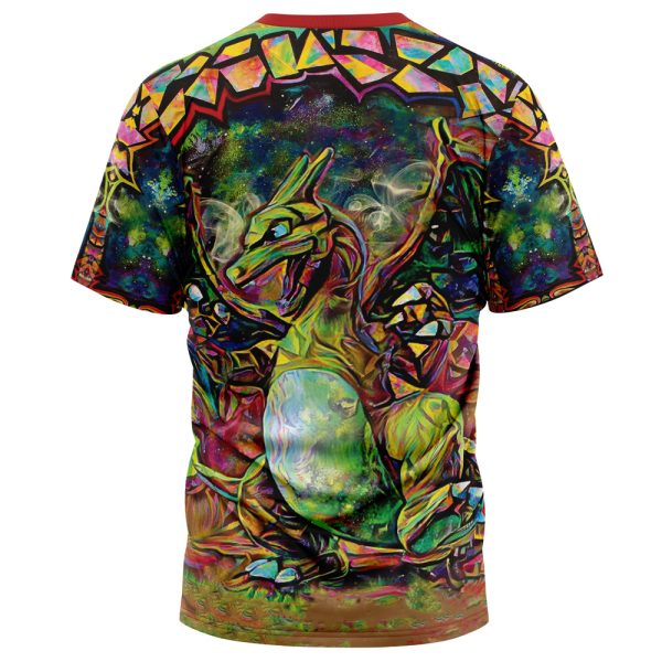 Trippy Charizard Pokemon T-Shirt - Image 2