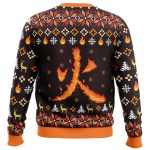 Fire Rengoku Demon Slayer Christmas Sweater - Image 4