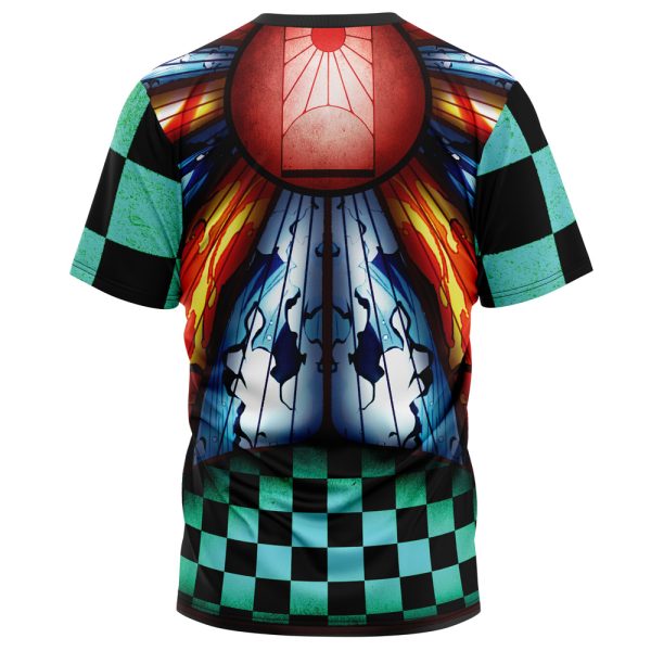 Trippy Kamado Tanjiro Demon Slayer T-Shirt - Image 2