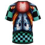 Trippy Kamado Tanjiro Demon Slayer T-Shirt - Image 2