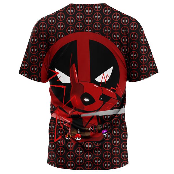 Pikachu Deadpool T-Shirt - Image 2