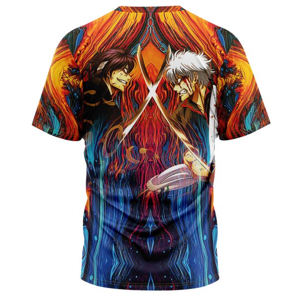 Shinsuke vs Gintoki Gintama T-Shirt - Image 2
