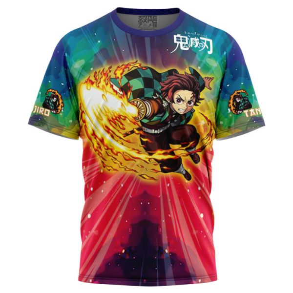 Space Samurai Tanjiro Demon Slayer T-Shirt - Image 3