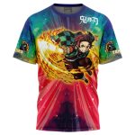 Space Samurai Tanjiro Demon Slayer T-Shirt - Image 3