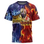 Tripping Thanos and Kratos Marvel T-Shirt - Image 3