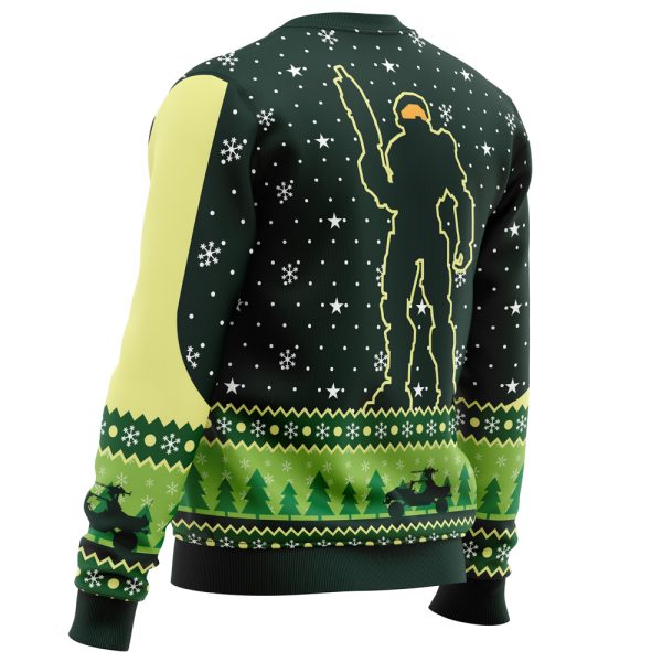 Happy Halo-days Halo Ugly Christmas Sweater - Image 3