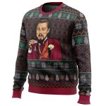 Laughing Leo DiCaprio Meme Ugly Christmas Sweater - Image 2