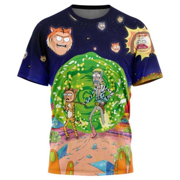 Rick and Morty Tiger King T-Shirt - Image 3