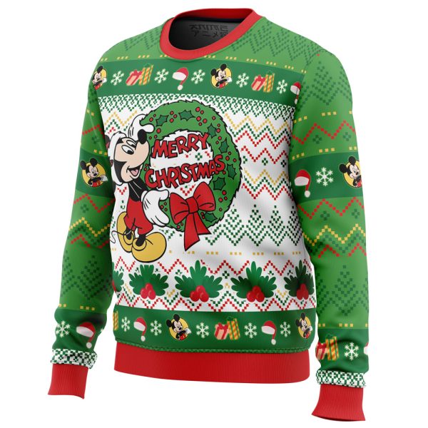 Merry Christmas Mickey Mouse Disney Ugly Christmas Sweater - Image 2