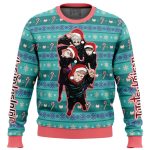 Happy Dub Cast Jujutsu Kaisen Ugly Christmas Sweater - Image 5