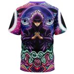 Trippy Gojo Satoru Hollow Purple Jujutsu Kaisen T-Shirt - Image 4