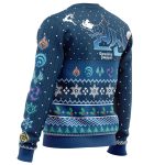 Happy Holidays Genshin Impact Ugly Christmas Sweater - Image 3
