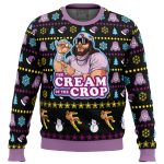 The Cream of the Crop Pro Wrestling Ugly Christmas Sweater