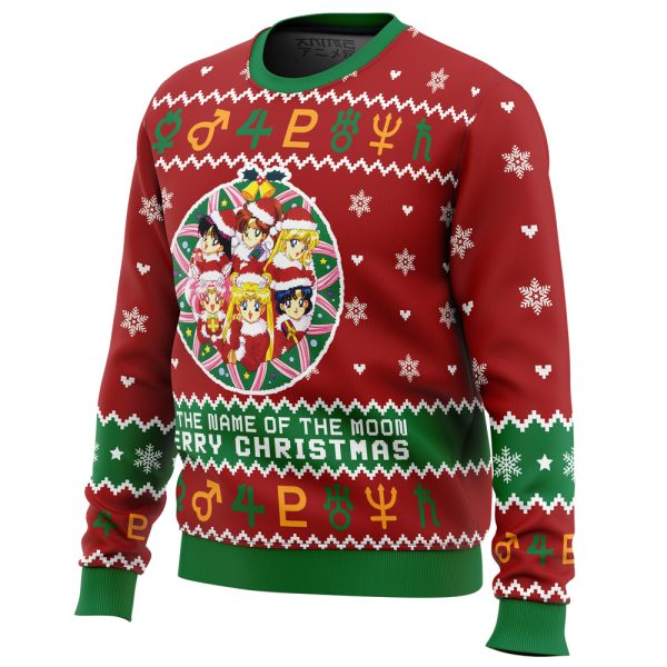 Christmas Sailor Guardians Sailor Moon Ugly Christmas Sweater - Image 2