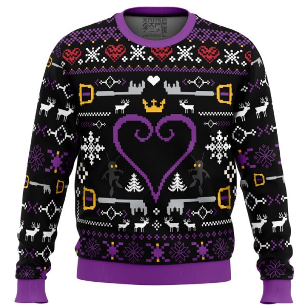 Hearts Kingdom Hearts Ugly Christmas Sweater - Image 3