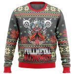 Fullmetal Alchemist Alt Ugly Christmas Sweater