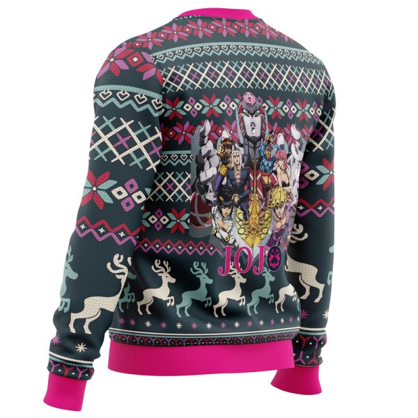 Golden Wind Jojo's Bizarre Adventure Ugly Christmas Sweater - Image 3