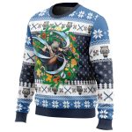 Christmas Hashibira Inosuke Demon Slayer Ugly Christmas Sweater - Image 2