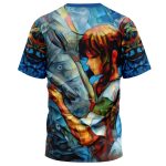 Trippy Spirited Away Studio Ghibli T-Shirt - Image 2