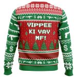 Hans Gruber Fall Nakatomi Plaza Die Hard Ugly Christmas Sweater - Image 4