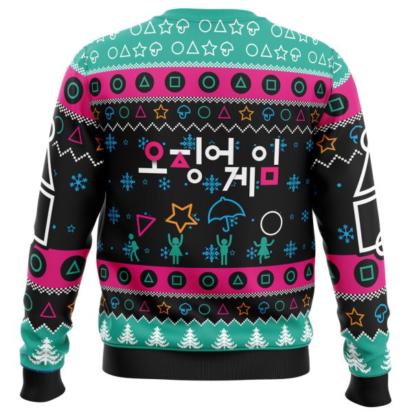 The Game is On Squid Game Christmas Sweater - Image 4
