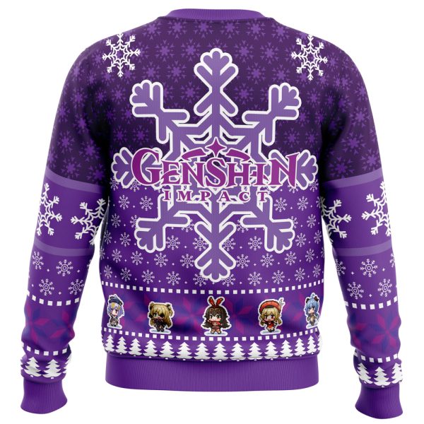 Christmas Quest Genshin Impact Ugly Christmas Sweater - Image 4