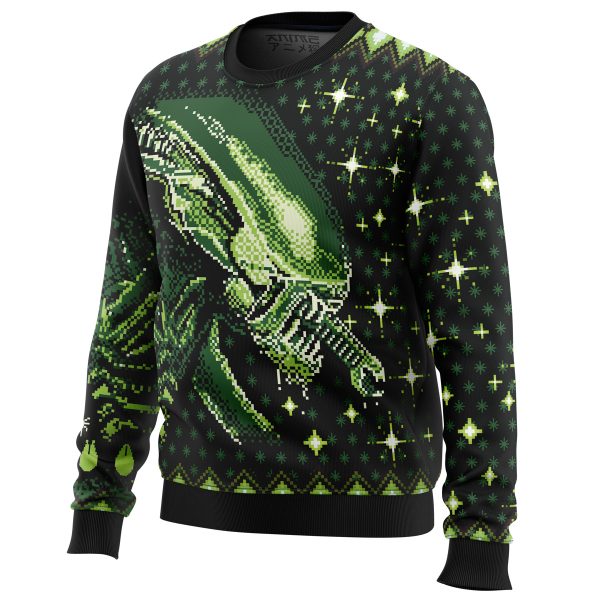 Xenomorph Alien Ugly Christmas Sweater - Image 2