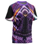 Trippy Meditating Gojo Satoru Jujutsu Kaisen T-Shirt - Image 2