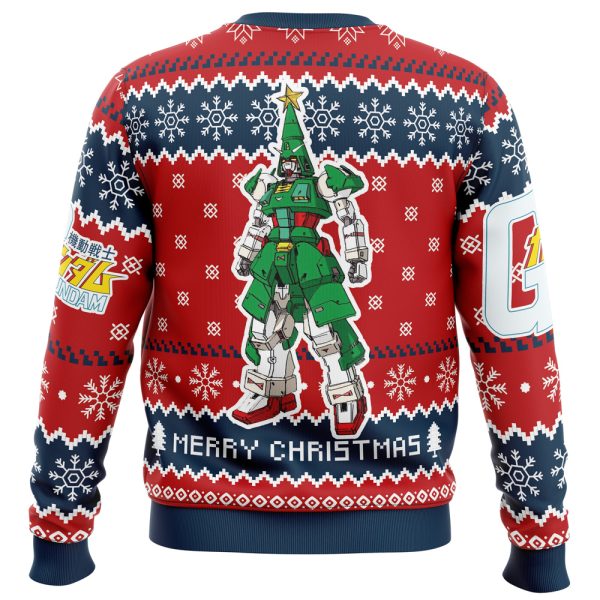 Xmas Tree Gundam Ugly Christmas Sweater - Image 4