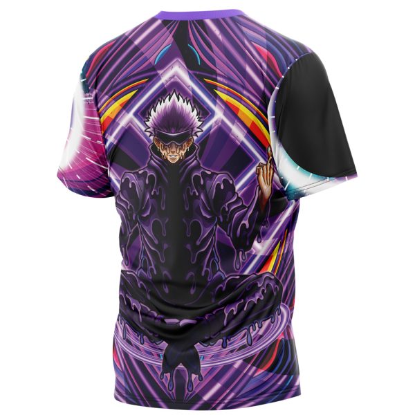 Trippy Meditating Gojo Satoru Jujutsu Kaisen T-Shirt - Image 3