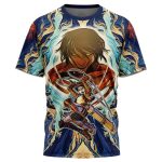 Trippy Eren Yeager Attack on Titan T-Shirt - Image 3