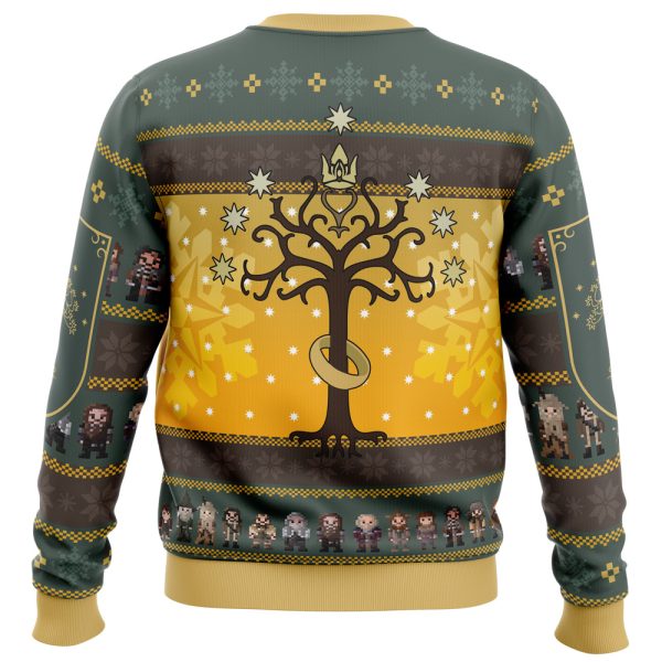 Spend Christmas in Fellowship The Lord of the Rings Ugly Christmas Sweater - Image 4