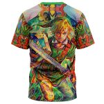 Trippy Link Legend of Zelda T-Shirt - Image 2