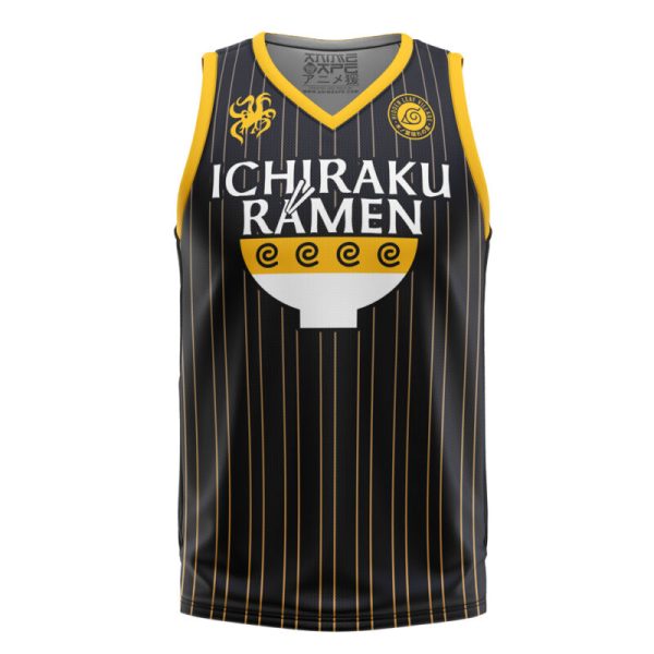 Ichiraku Ramen V-Neck Basketball Jersey - Image 3