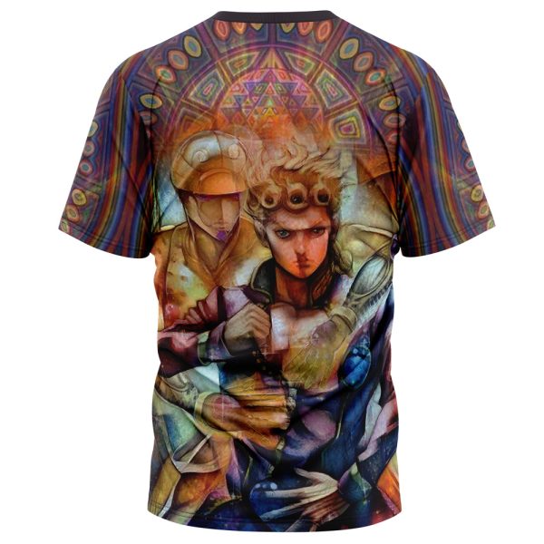Trippy Giorno Giovanna Golden Wind Jojo's Bizarre Adventure T-Shirt - Image 2
