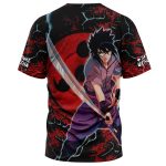 Trippy Sasuke Uchiha Naruto T-Shirt - Image 2
